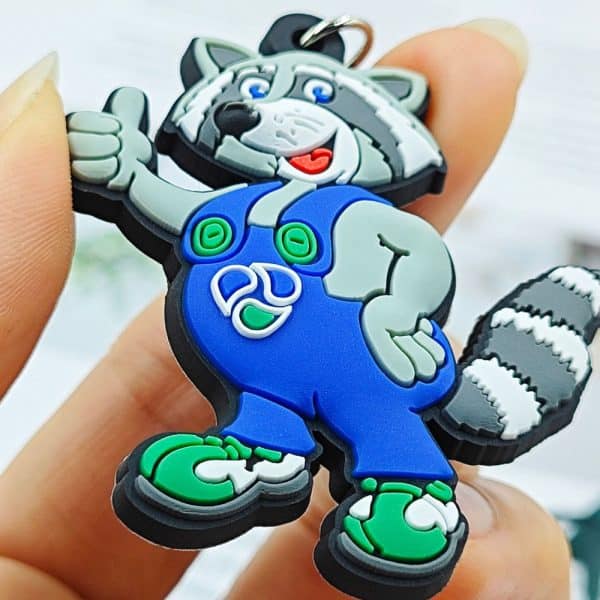 Gantungan Kunci Karet 3D1 Gantungan Kunci Karet 3D