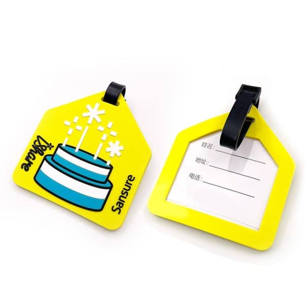 bag tag karet custom