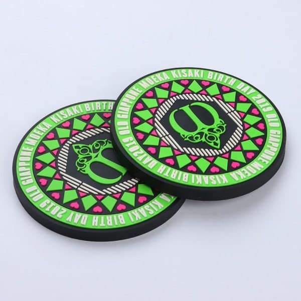 Coaster rubber desain custom