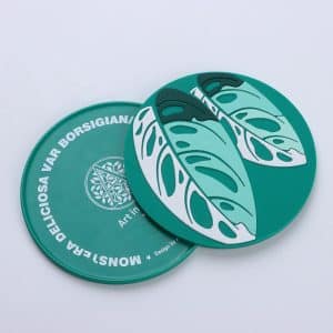 Coaster rubber desain custom