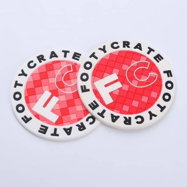 Souvenir tatakan gelas karet custom berbahan Soft PVC berkualitas. Cocok untuk merchandise perusahaan, event, cafe, restoran, dan branding. Pesan di rubber-art.com.